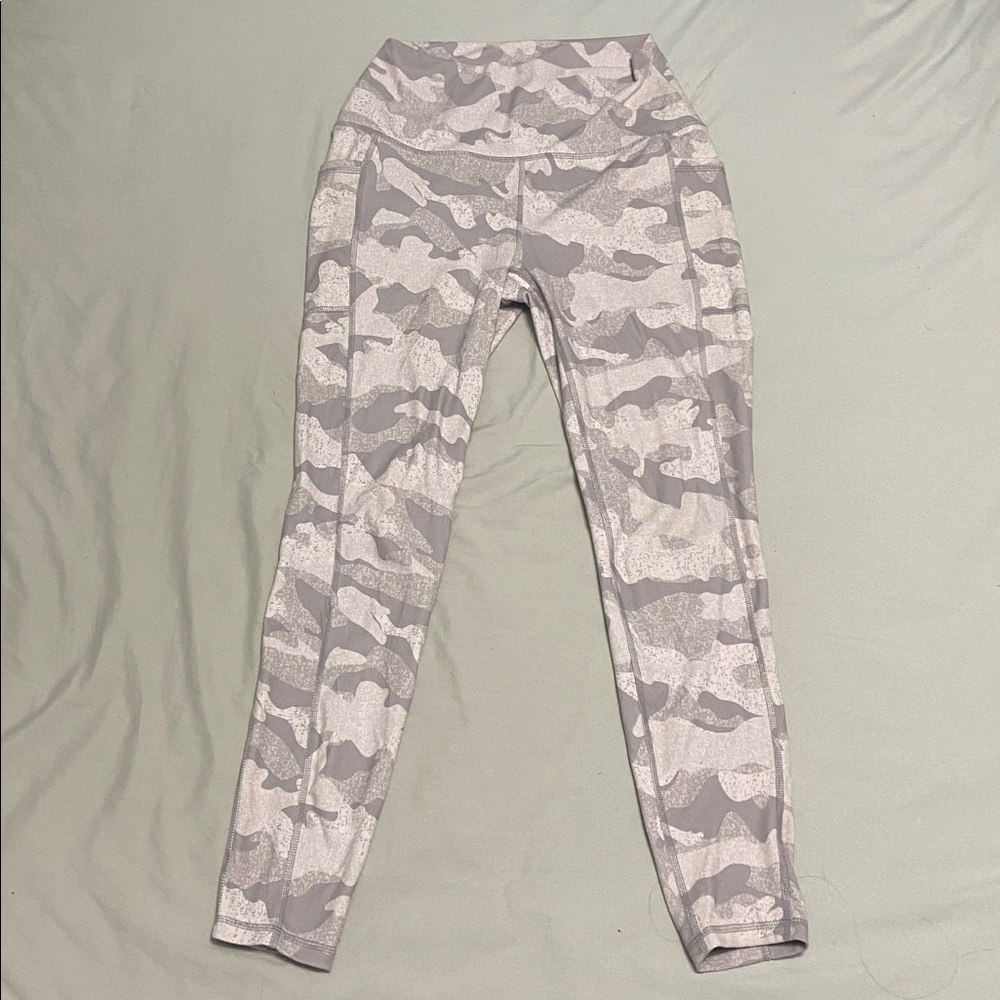 Gray Camouflage Leggings